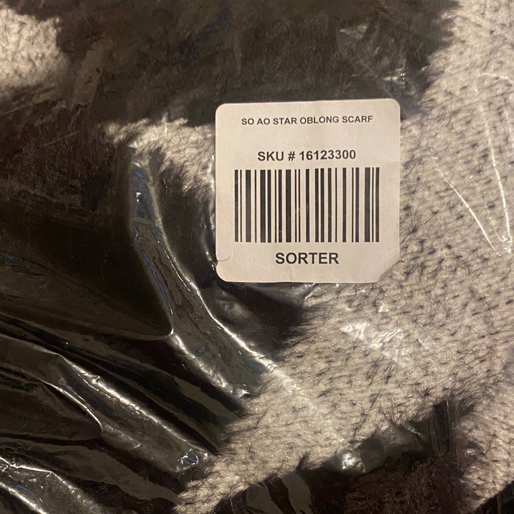 Torrid Black and White Star Scarf - Picture 5 of 6